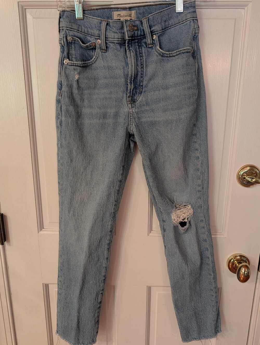 Madewell The Perfect Vintage Jean Distressed Light Wash Sz 25